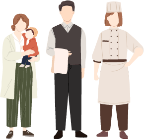 人イラスト