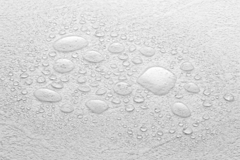 水汚れを弾く