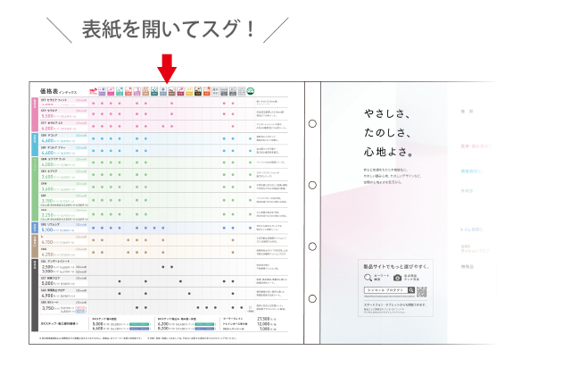 価格表INDEX